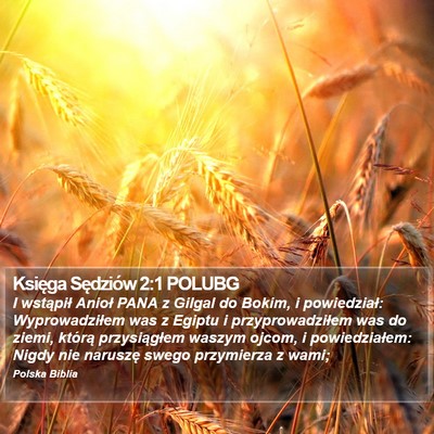 Księga Sędziów 2:1 POLUBG Bible Verse Image