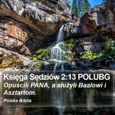Księga Sędziów 2:13 POLUBG Bible Verse Image