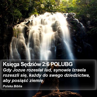 Księga Sędziów 2:6 POLUBG Bible Verse Image
