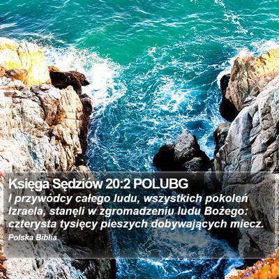 Księga Sędziów 20:2 POLUBG Bible Verse Image
