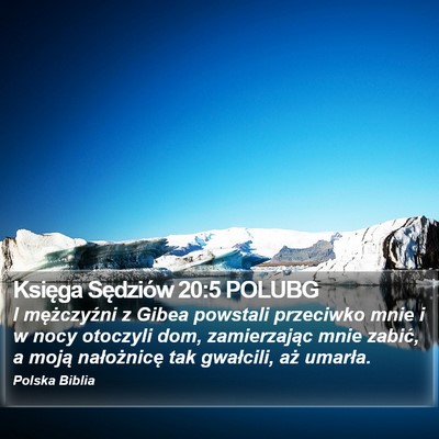 Księga Sędziów 20:5 POLUBG Bible Verse Image