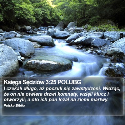 Księga Sędziów 3:25 POLUBG Bible Verse Image