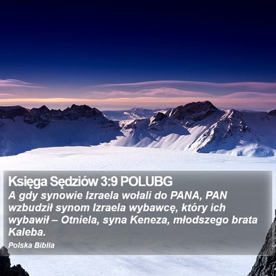 Księga Sędziów 3:9 POLUBG Bible Verse Image