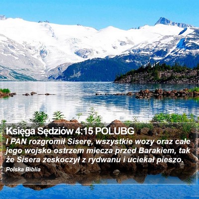 Księga Sędziów 4:15 POLUBG Bible Verse Image
