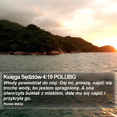 Księga Sędziów 4:19 POLUBG Bible Verse Image