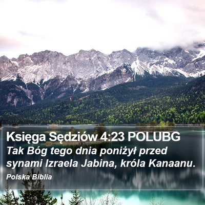 Księga Sędziów 4:23 POLUBG Bible Verse Image