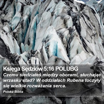 Księga Sędziów 5:16 POLUBG Bible Verse Image
