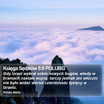 Księga Sędziów 5:8 POLUBG Bible Verse Image
