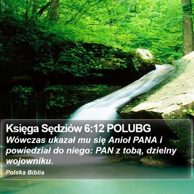 Księga Sędziów 6:12 POLUBG Bible Verse Image