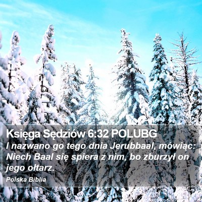 Księga Sędziów 6:32 POLUBG Bible Verse Image