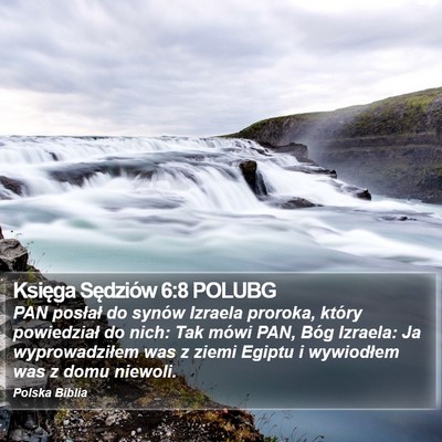 Księga Sędziów 6:8 POLUBG Bible Verse Image