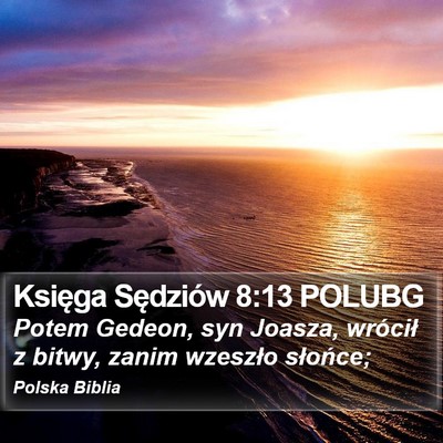 Księga Sędziów 8:13 POLUBG Bible Verse Image