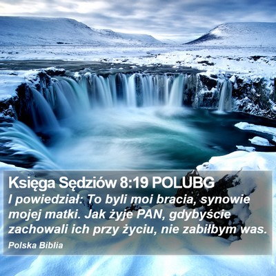 Księga Sędziów 8:19 POLUBG Bible Verse Image