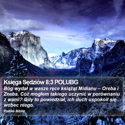 Księga Sędziów 8:3 POLUBG Bible Verse Image
