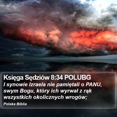 Księga Sędziów 8:34 POLUBG Bible Verse Image