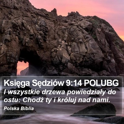 Księga Sędziów 9:14 POLUBG Bible Verse Image