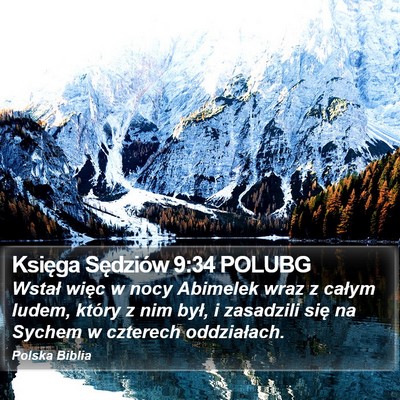 Księga Sędziów 9:34 POLUBG Bible Verse Image