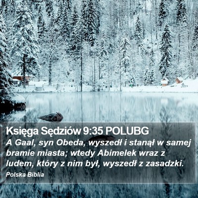 Księga Sędziów 9:35 POLUBG Bible Verse Image