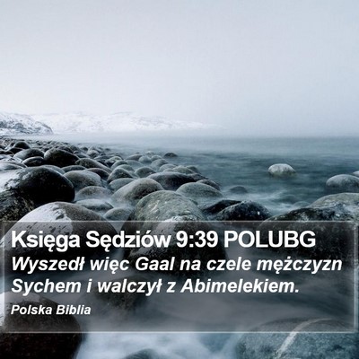 Księga Sędziów 9:39 POLUBG Bible Verse Image