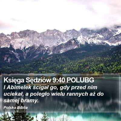 Księga Sędziów 9:40 POLUBG Bible Verse Image