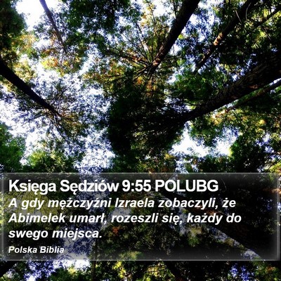 Księga Sędziów 9:55 POLUBG Bible Verse Image