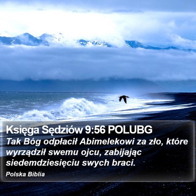 Księga Sędziów 9:56 POLUBG Bible Verse Image