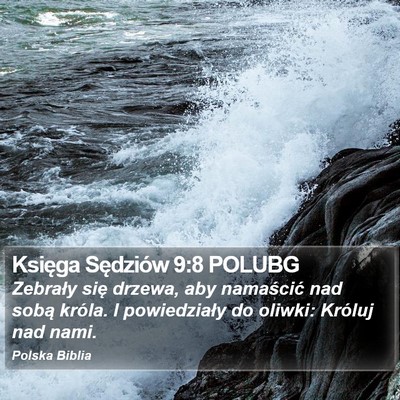 Księga Sędziów 9:8 POLUBG Bible Verse Image