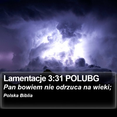 Lamentacje 3:31 POLUBG Bible Verse Image