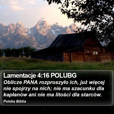 Lamentacje 4:16 POLUBG Bible Verse Image