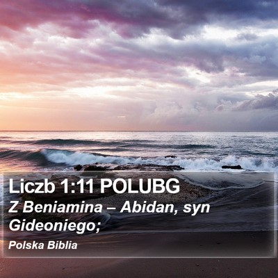 Liczb 1:11 POLUBG Bible Verse Image
