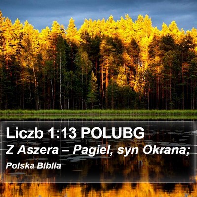 Liczb 1:13 POLUBG Bible Verse Image