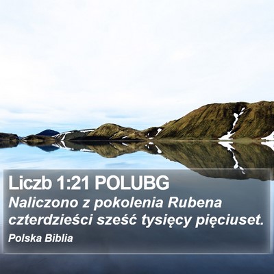 Liczb 1:21 POLUBG Bible Verse Image
