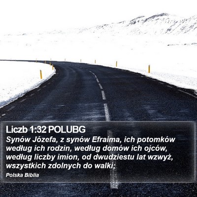 Liczb 1:32 POLUBG Bible Verse Image