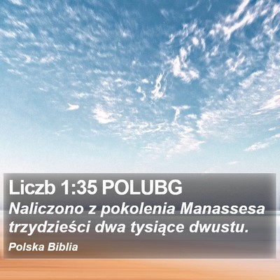 Liczb 1:35 POLUBG Bible Verse Image