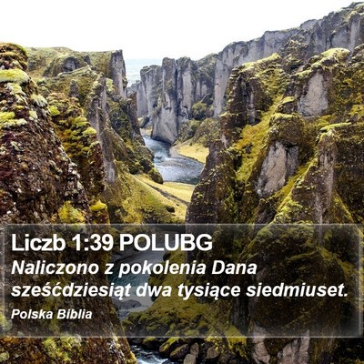 Liczb 1:39 POLUBG Bible Verse Image