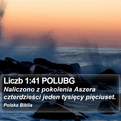 Liczb 1:41 POLUBG Bible Verse Image