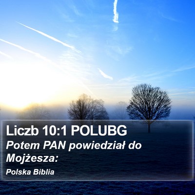 Liczb 10:1 POLUBG Bible Verse Image