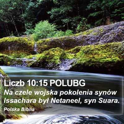 Liczb 10:15 POLUBG Bible Verse Image