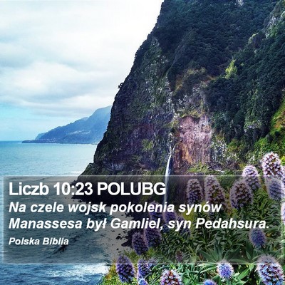 Liczb 10:23 POLUBG Bible Verse Image