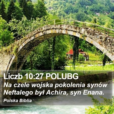 Liczb 10:27 POLUBG Bible Verse Image