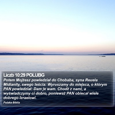 Liczb 10:29 POLUBG Bible Verse Image