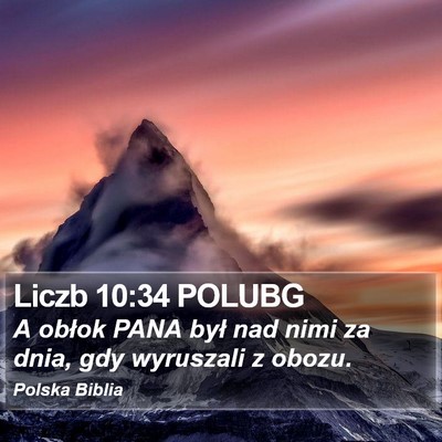 Liczb 10:34 POLUBG Bible Verse Image