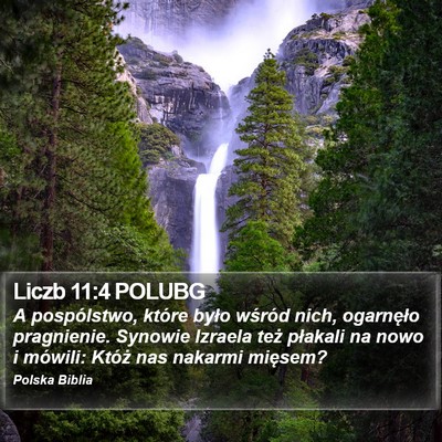 Liczb 11:4 POLUBG Bible Verse Image