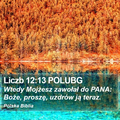 Liczb 12:13 POLUBG Bible Verse Image