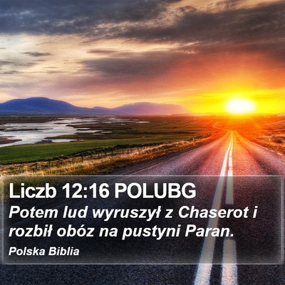 Liczb 12:16 POLUBG Bible Verse Image