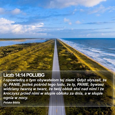 Liczb 14:14 POLUBG Bible Verse Image