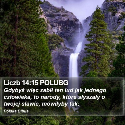 Liczb 14:15 POLUBG Bible Verse Image