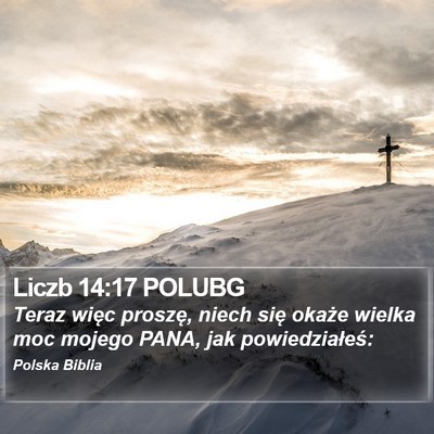Liczb 14:17 POLUBG Bible Verse Image