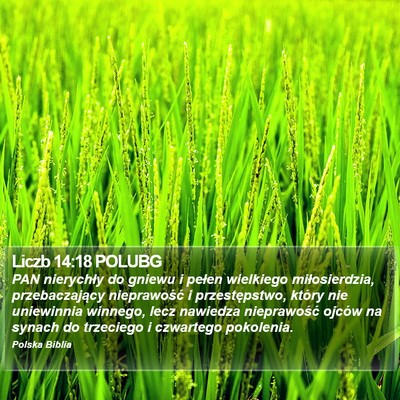 Liczb 14:18 POLUBG Bible Verse Image