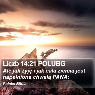 Liczb 14:21 POLUBG Bible Verse Image